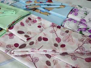 В исправительной колонии № 7 шьют постельные принадлежности для больниц