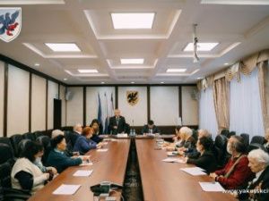 Состоялось отчетно-выборное заседание Совета старейшин города Якутска