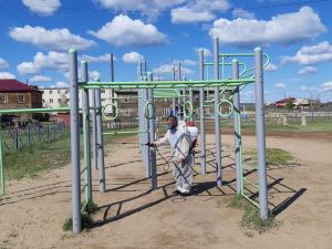 В Якутске продезинфицировали свыше 2 млн кв. метров общественных пространств