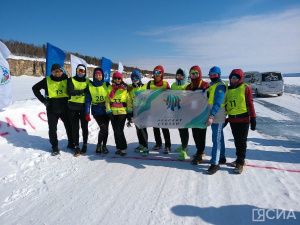 В Якутии прошёл первый республиканский ледовый забег «Ленские столбы»