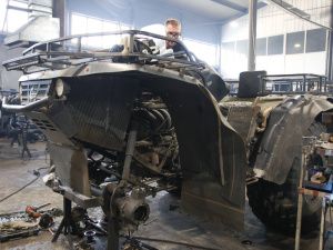 Визит Трутнева начался с посещения базы по производству квадроциклов