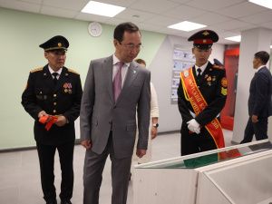 В День знаний в Якутии открыли новый учебный корпус кадетской школы
