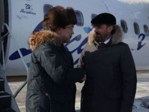 Глава Якутии прибыл с рабочим визитом в Нерюнгринский район