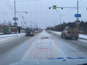 В Якутске на Покровском тракте совершен наезд на пешехода