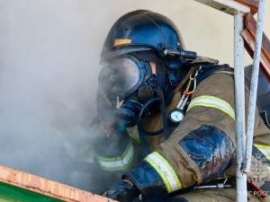 Короткое замыкание привело к возгоранию частного дома