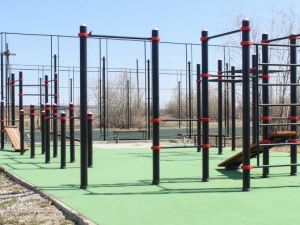 Исправительной колонией оказана помощь в обустройстве спортивной площадки