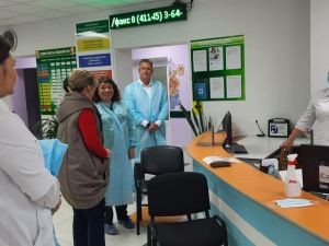 Ольга Балабкина: «Жители Алдана очень довольны проведённым капитальным ремонтом здания детской поликлиники»