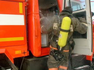 Пожар в 5-этажке Якутска