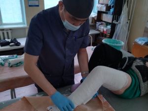 Якутские врачи работают в городе Докучаевск ДНР