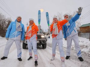 В Жиганске встретили эстафету огня VIII игр «Дети Азии»