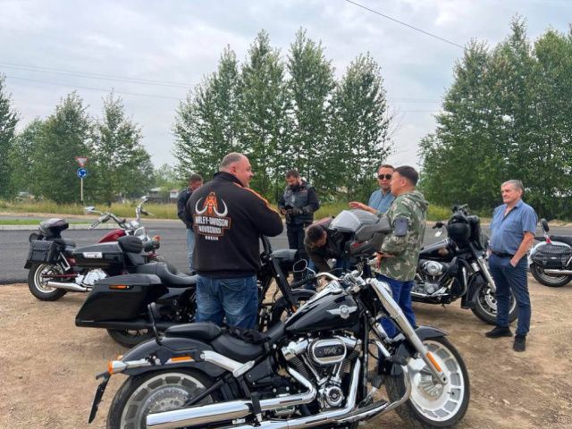 Нижний Куранах посетили «харлейводы»