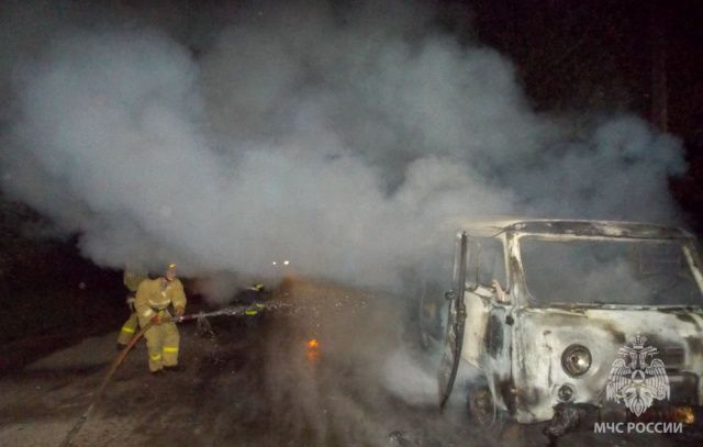 Очередное возгорание автомобиля в Якутии