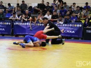 Четыре золотые медали первенства Дальнего Востока завоевала сборная Якутии по вольной борьбе