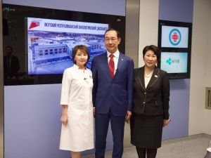 Президент России Владимир Путин открыл онкологический центр в Якутии