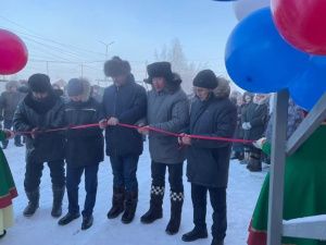 В селе Мяндиги Якутии открыли новый спортивный зал