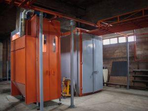 В исправительной колонии № 1 запущена линия оборудования полимерно-порошковой окраски 