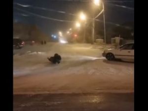 В Якутске на Рождество машина сбила пешехода и скрылась с места ДТП