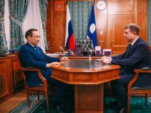 Ил Дархан пожелал успехов новому главе Мирного