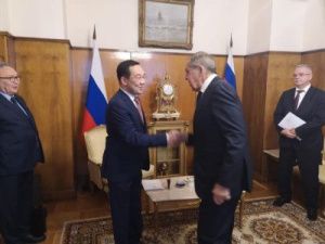 Айсен Николаев тепло пообщался с Сергеем Лавровым!