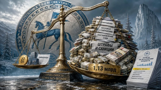 Казне выгоднее оштрафовать, чем владеть: в Якутии штрафы принесли 1,1 млрд, а дивиденды — всего 27 млн