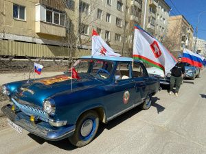 Праздничный автопробег прошел в Якутске