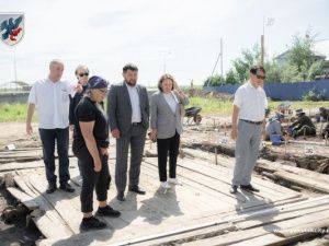 Археологи ведут раскопки на месте будущей гостиницы в Якутске