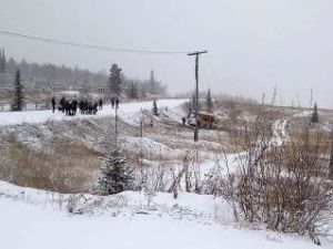 В Якутии 9 пассажиров автобуса пострадали в ДТП возле поселка Верхний Бестях