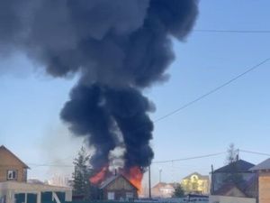 ЧП: Пожар в частном доме на Сергеляхе