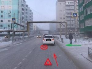 В Якутске семилетняя девочка получила сотрясение мозга в результате наезда автомобиля