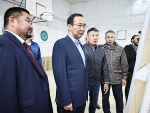 В коррекционной школе Олекминска к новому учебному году обновится спортзал