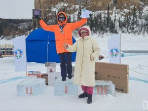 В Якутии прошёл первый республиканский ледовый забег «Ленские столбы»