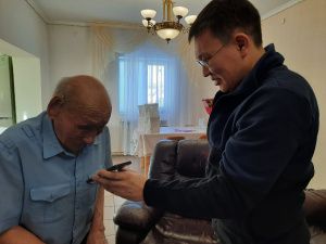 100 лет исполнилось ветерану войны, якутянину Науму Слепцову