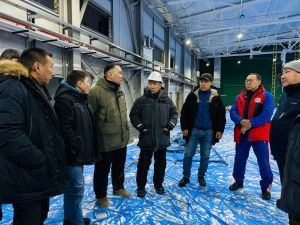 Дмитрий Садовников  проверил ход строительства социальных объектов города Якутска