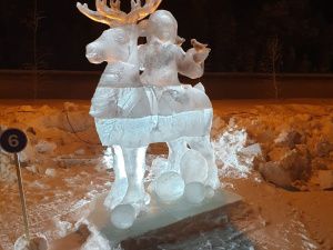 Подведены итоги конкурса ледовых скульптур «Новогодняя фантазия» на станции Нижний Бестях