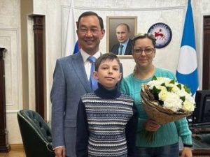 Айсен Николаев исполнил мечту юного якутянина