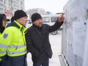 Евгений Григорьев ознакомился с ходом ремонтных работ на ул. Ефимова и 50 лет Советской Армии