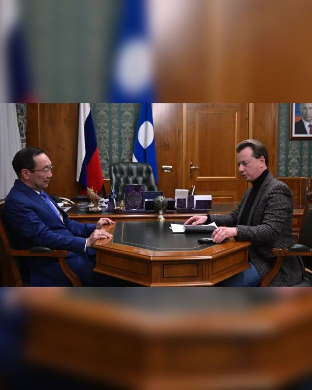 Айсен Николаев встретился с Владимиром Бурматовым