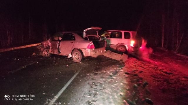 В Мегино-Кангаласском районе столкнулись три автомашины