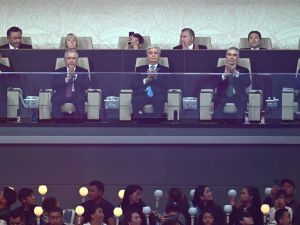 В рамках V Всемирных игр кочевников проводятся соревнования по мас-рестлингу