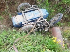 Пьяный мотоциклист получил травмы в результате ДТП