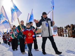 В Алдане состоялась церемония открытия спартакиады зимних видов спорта