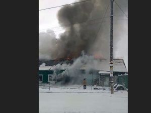 В якутском поселке случился пожар в единственной пекарне
