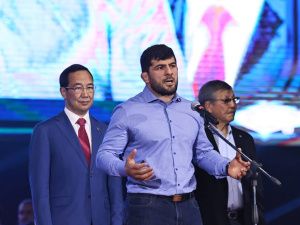 Супруге тренера Дмитрия Коркина вручили госпремию за вклад в развитие физкультуры и спорта