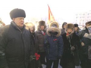 Ленинские уроки, пикеты Памяти с возложением венков и цветов