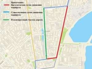С 12 мая на улице Губина начнется капитальный ремонт. Схема изменения движения автобуса №6