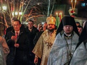 Пасхальная ночь в главном храме Якутии 