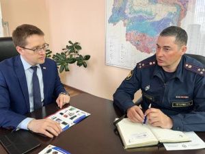 Состоялась рабочая встреча врио заместителя начальника УФСИН Станислава Тетерина и министра промышленности и геологии Республики Саха (Якутия) Максима Терещенко