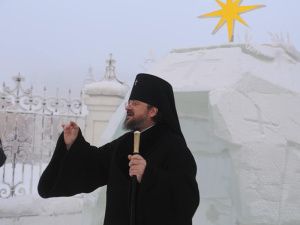 Фото: Рождество на территории Преображенского собора