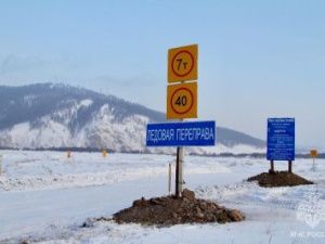 На территории республики функционируют 17 ледовых переправ