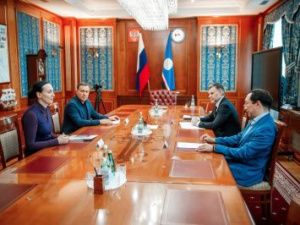 Глава Якутии встретился с представителями госкорпорации развития ВЭБ.РФ